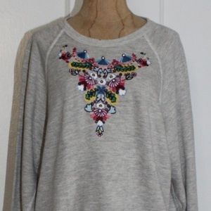 The GREAT. Size 1 embroidered sweatshirt